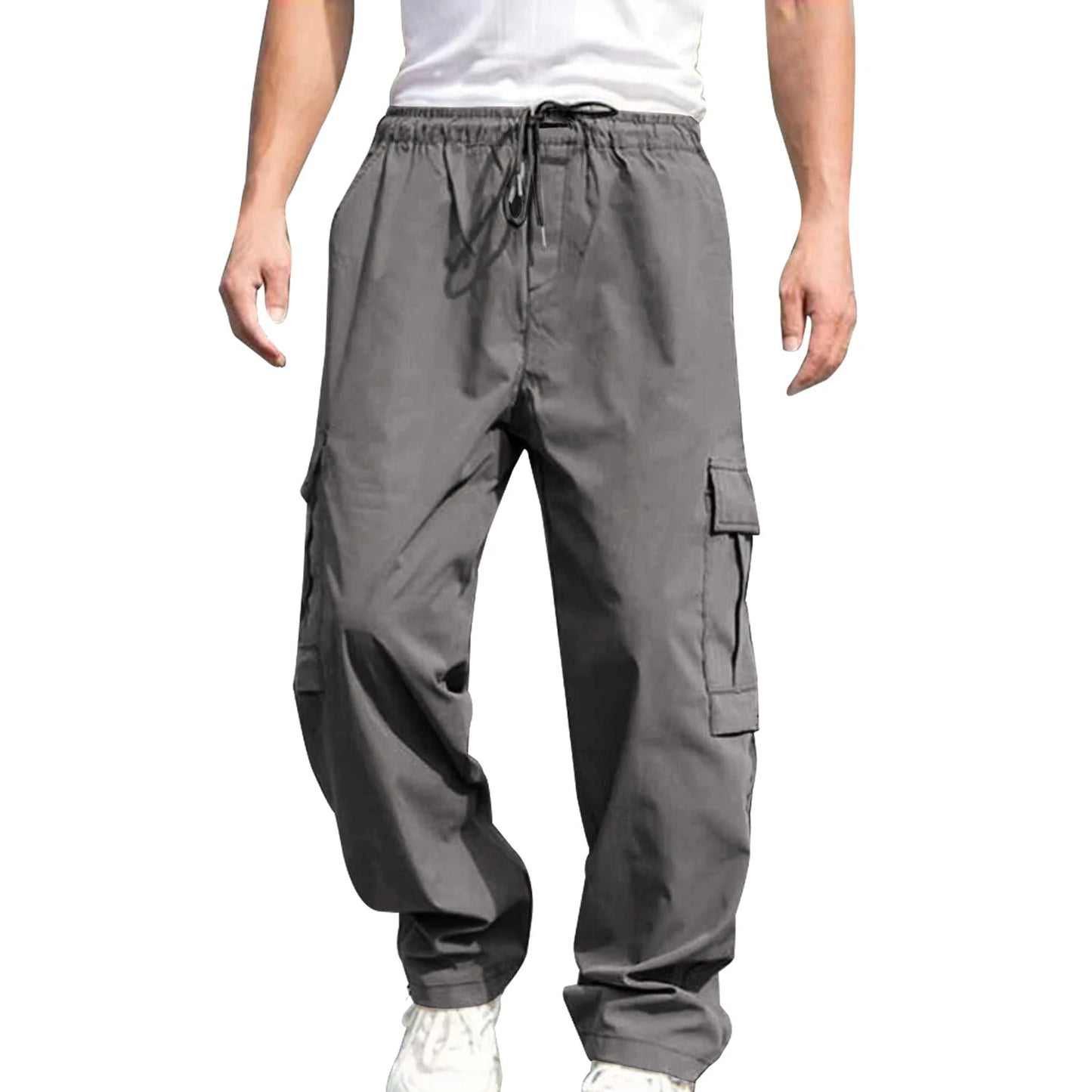 Hirigin Men's Loose Cargo Pants With Pockets