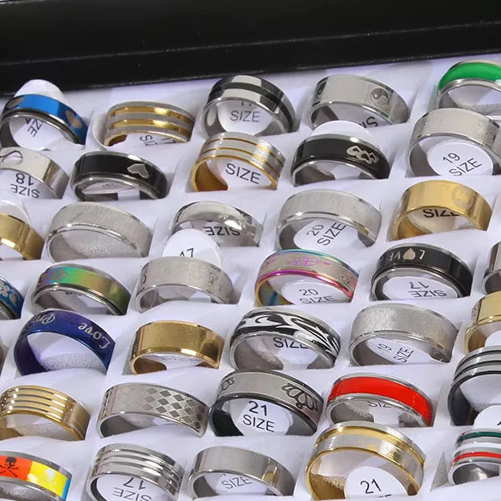 Stainless Steel Rings For Men And Women Fashion Jewelry Wholesale
