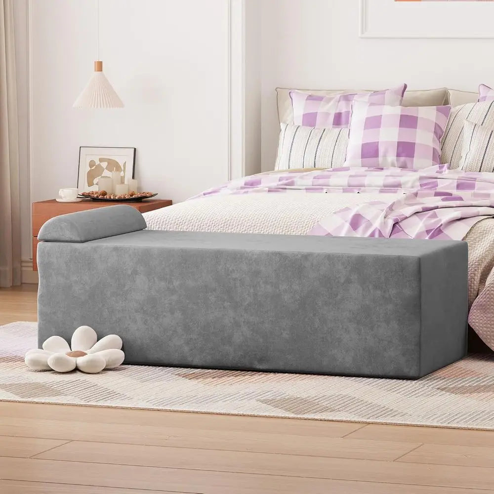 Ergonomic Convertible Yoga Chair for Adults with Lumbar Support, Washable Cover, Side Pocket, Ready to Use - Ideal for Exercise,