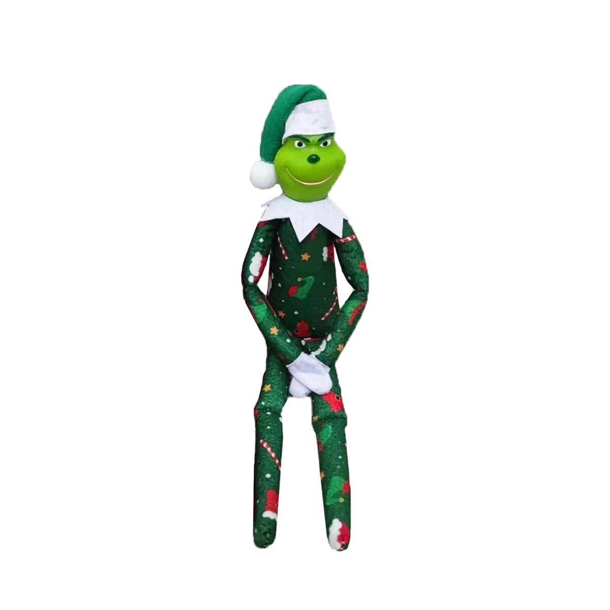 Christmas Elf Plush Doll Holiday Decorative Collectible Figurine