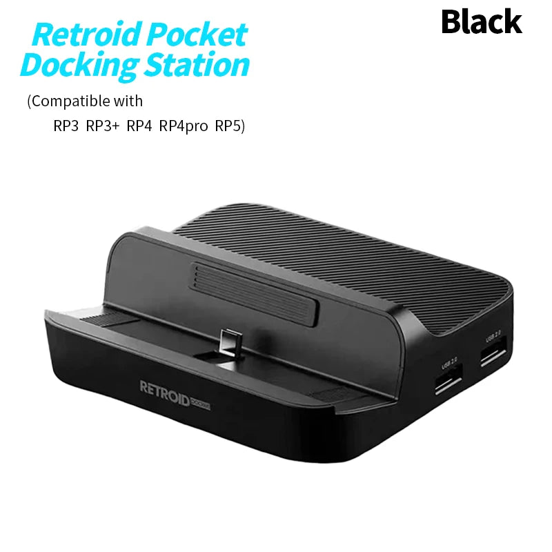 Retroid Pocket RP5 Docking Station With Bluetooth Earbuds