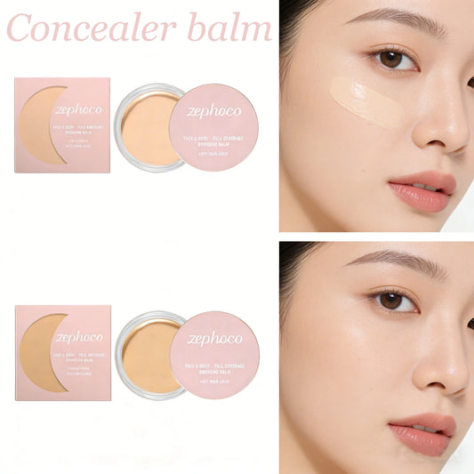 8g Face Concealer Perfect Cover Spot and Acne Scars Hydrating Oil Control Smoothing Sweatproof Non-greasy Face Concealer Balm