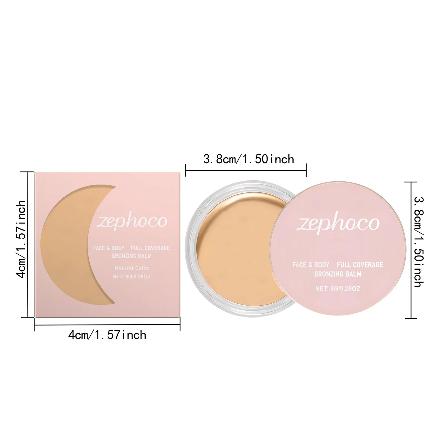 8g Face Concealer Perfect Cover Spot and Acne Scars Hydrating Oil Control Smoothing Sweatproof Non-greasy Face Concealer Balm