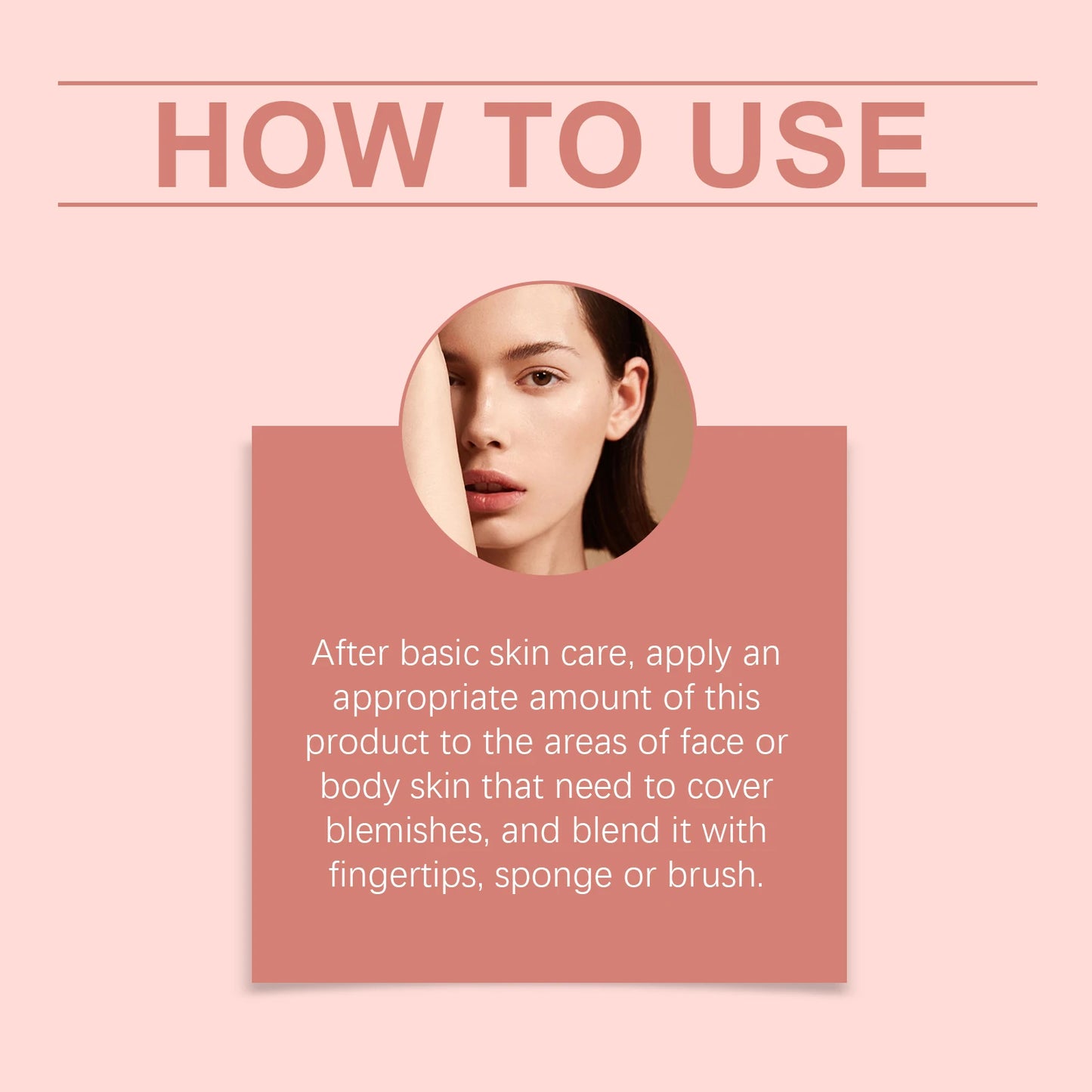 8g Face Concealer Perfect Cover Spot and Acne Scars Hydrating Oil Control Smoothing Sweatproof Non-greasy Face Concealer Balm