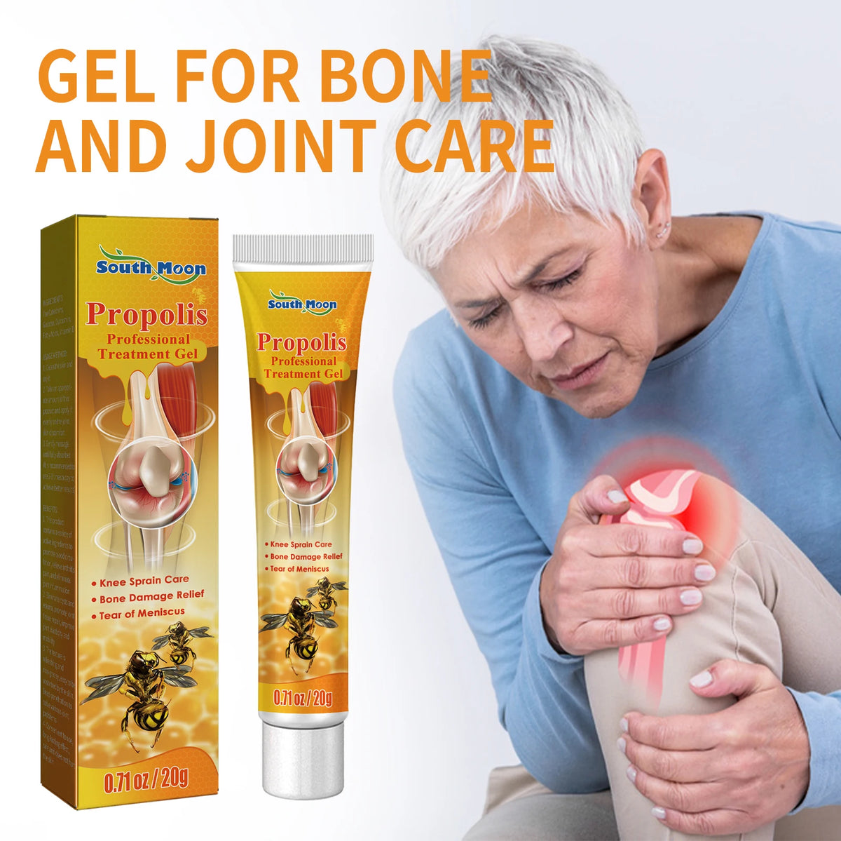 20g South Moon Bone And Joint Care Cream Care Lumbar Cervical Vertebrae Relieve Knee Muscle Bone Pain Body Healthy Massage Cream