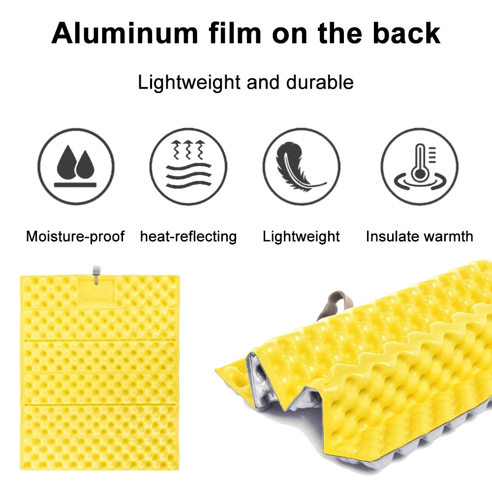 Widesea Outdoor Foldable Mat Seat Ultralight Camping Pad