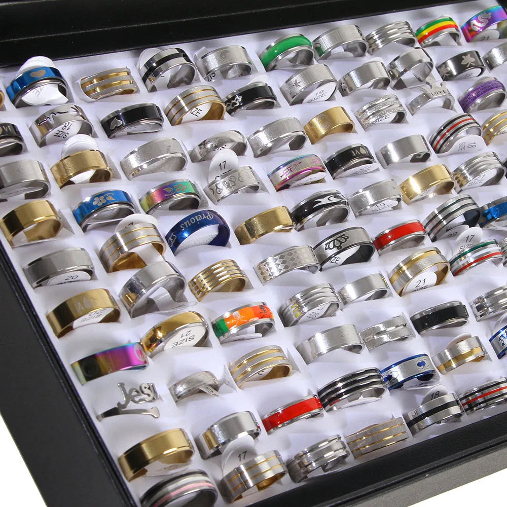Stainless Steel Rings For Men And Women Fashion Jewelry Wholesale