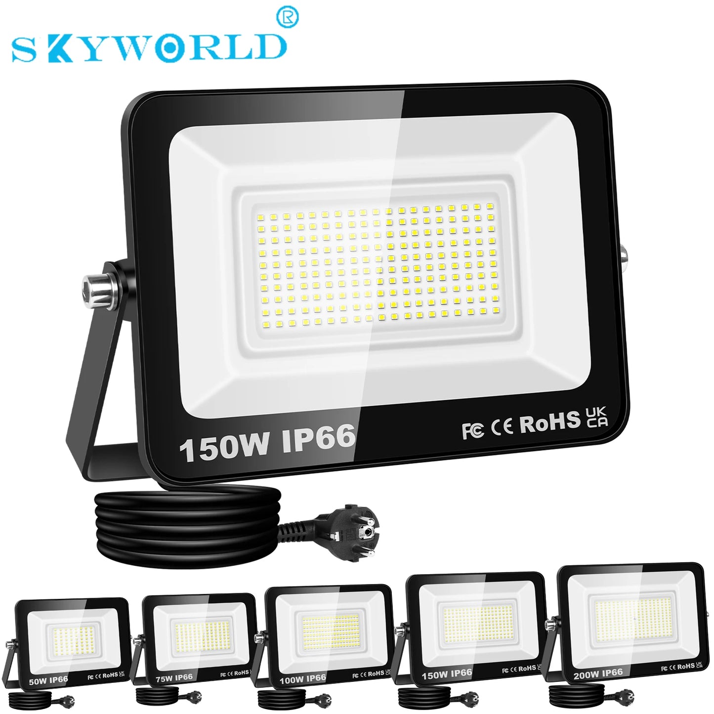 Skyworld LED Flood Light 110V 240V Outdoor Garden Wall Lamp