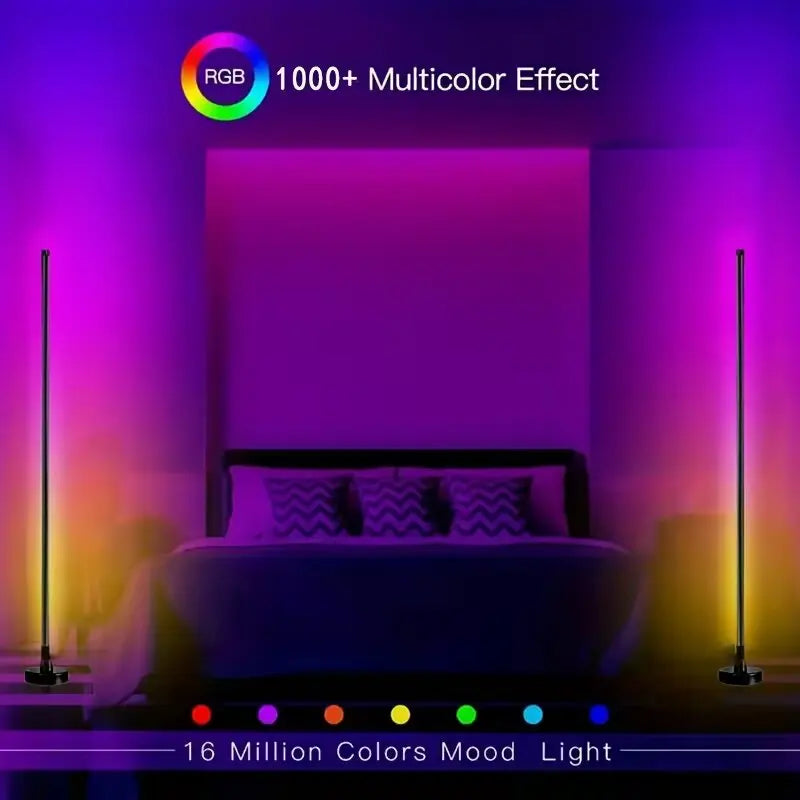 ELEGORRY Smart LED Floor Lamp With Music Sync Remote Control