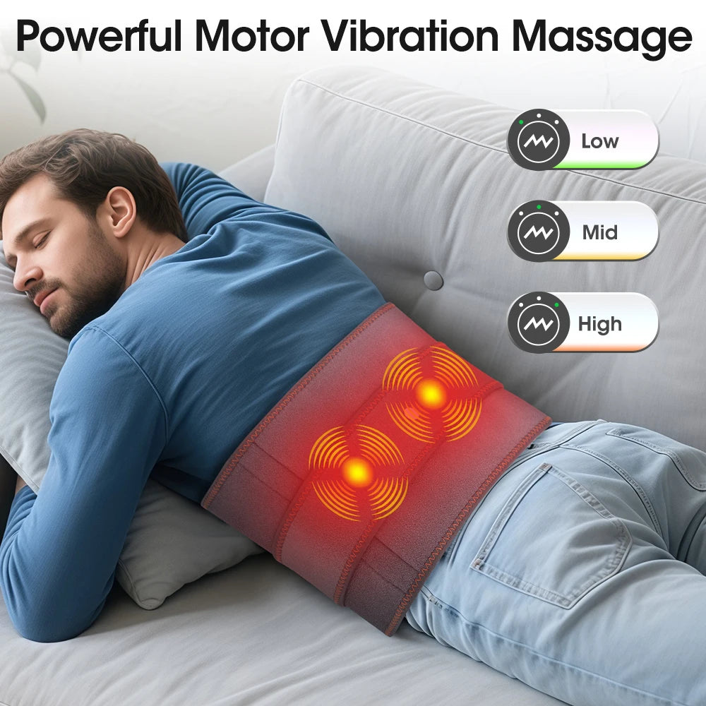 Moajaza Wireless Heating Waist Massager Lumbar Back Support