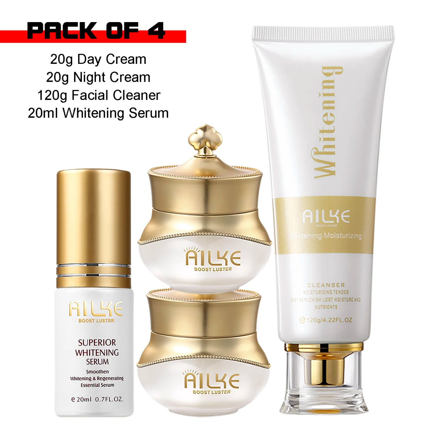 KYLIEFIT Whitening Anti Aging Facial Care Set 4-Piece