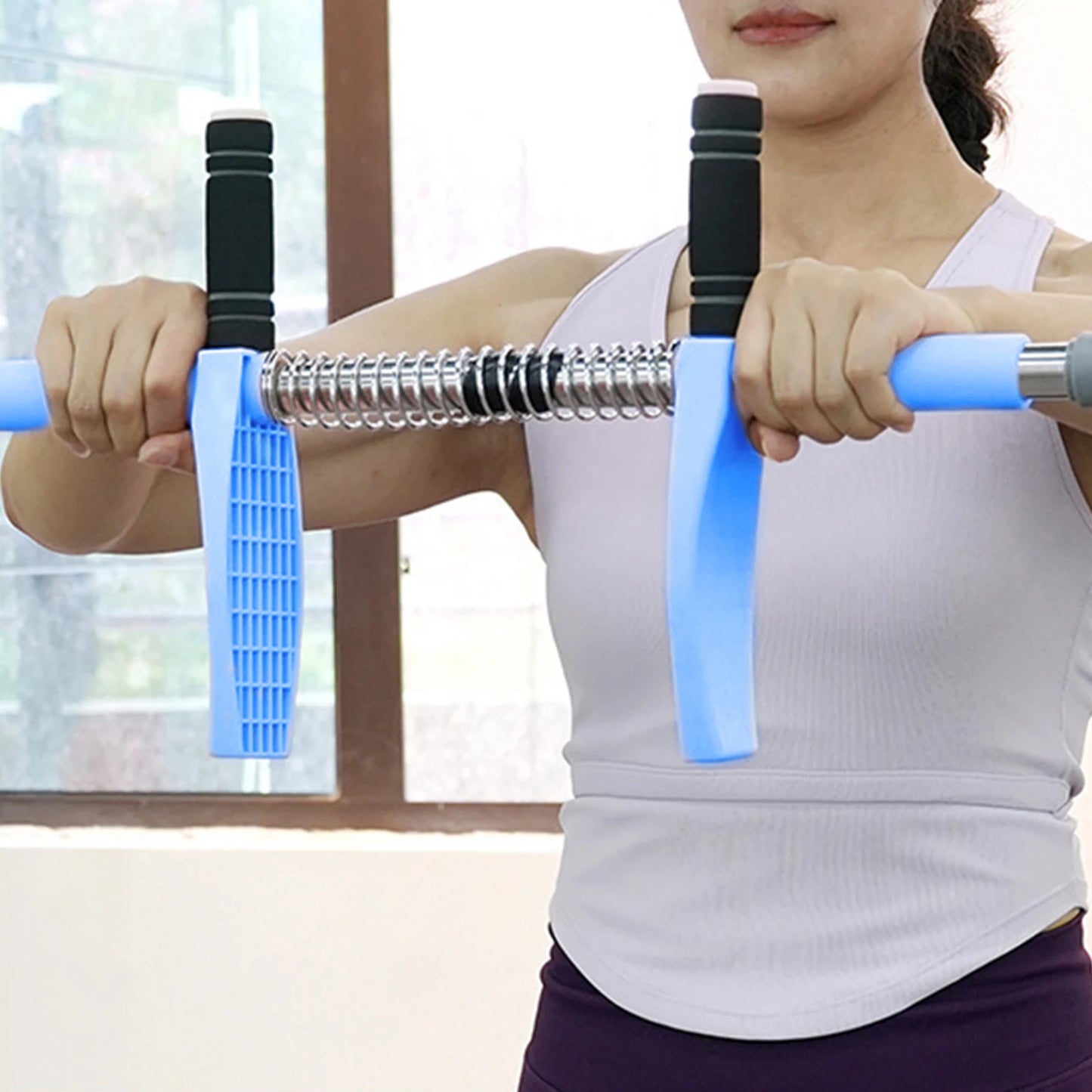 Shunmaii 2in1 Leg Exerciser Pole Thigh Trainer For Home Fitness