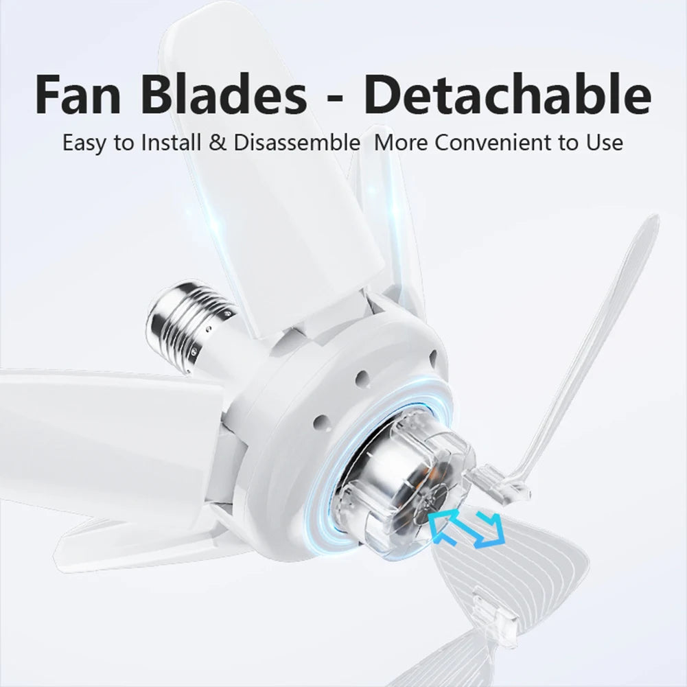 Sikiwind Modern Ceiling Fan With LED Light And Remote