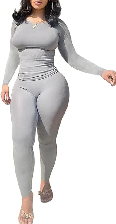 Women Two Piece Exercise Set Breathable Quick Dry Activewear Polyester