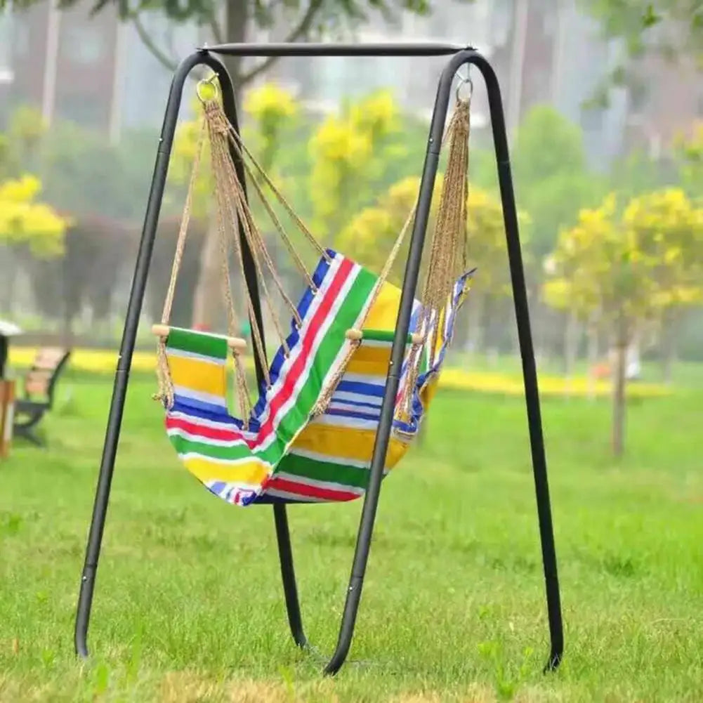 Outdoor Hammock Swing Rocking Chair Cradle Stand A-shaped Strong Load Bearing Indoor Balcony Swing Chair Frame