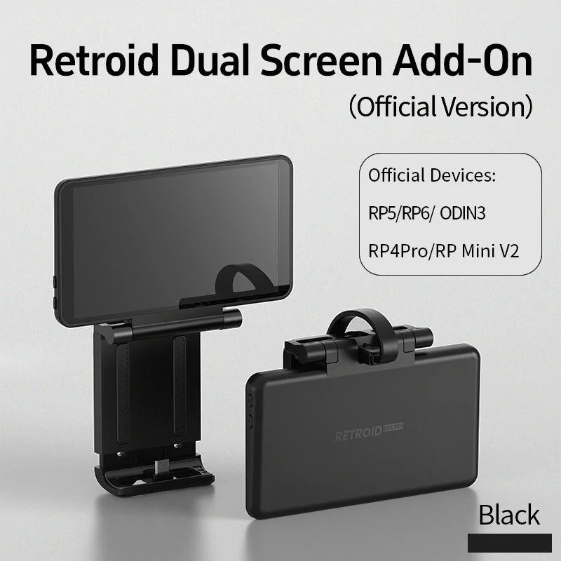 Retroid Dual Screen OLED Clip Add On For Gaming Consoles