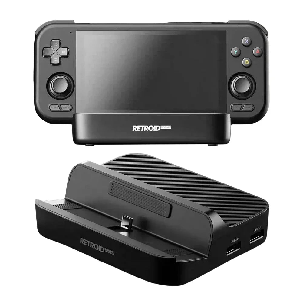 Retroid Pocket RP5 Docking Station With Bluetooth Earbuds