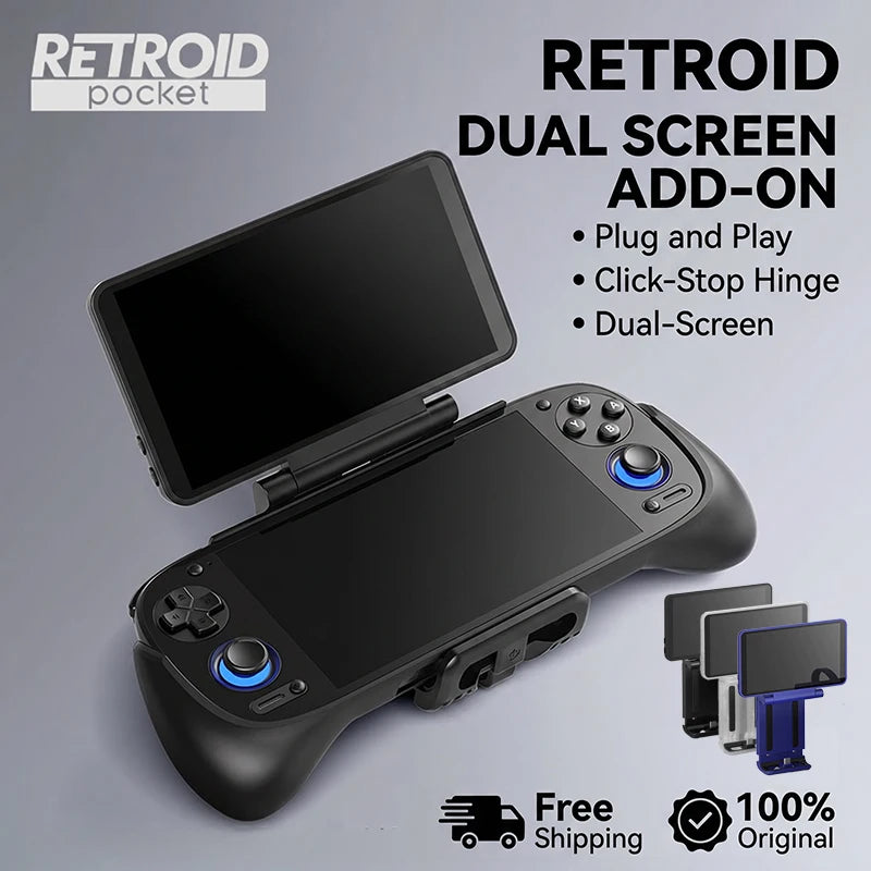 Retroid Dual Screen OLED Clip Add On For Gaming Consoles