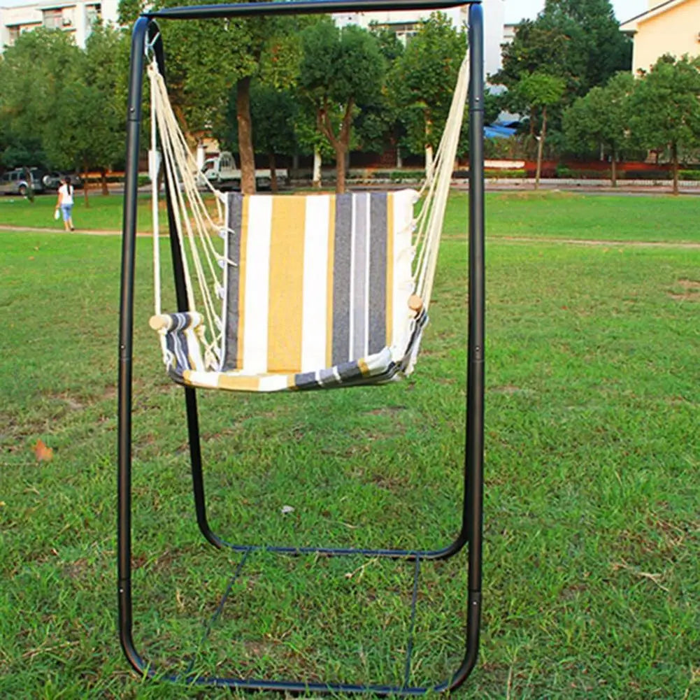 Outdoor Hammock Swing Rocking Chair Cradle Stand A-shaped Strong Load Bearing Indoor Balcony Swing Chair Frame