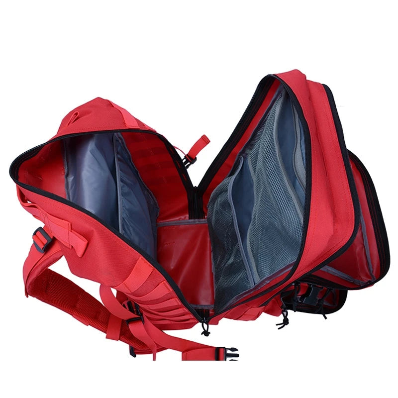 50L Men Tactical Assault Backpack Large Capacity Waterproof Outdoor Sports Travel Multi-Functional Rucksack