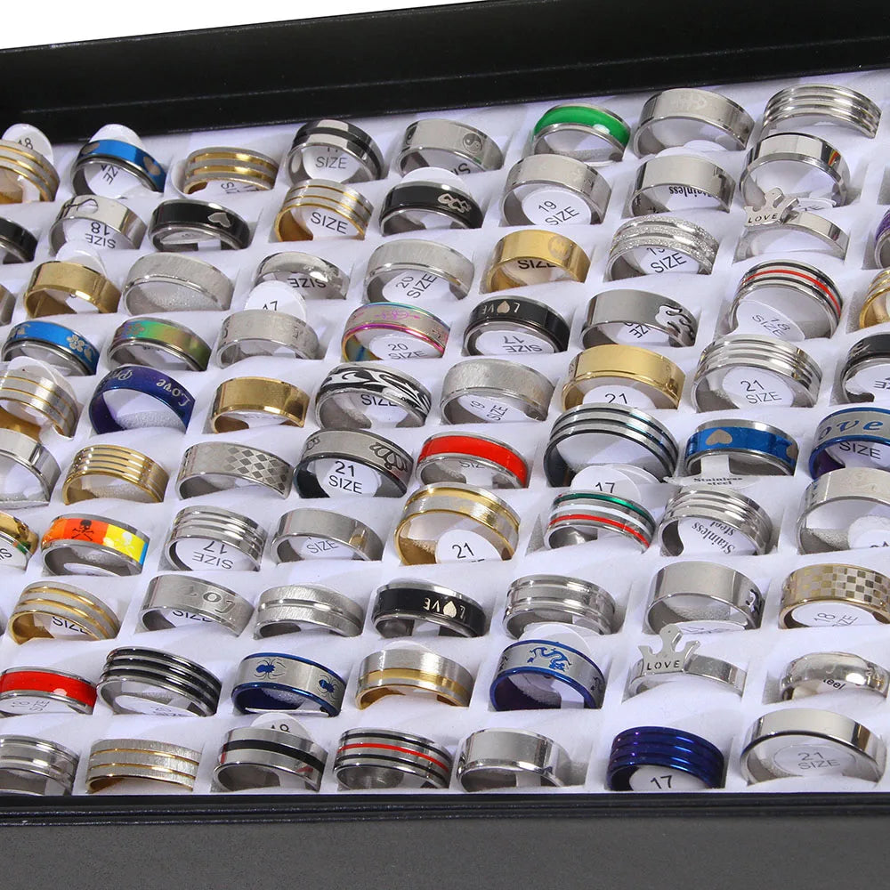Stainless Steel Rings For Men And Women Fashion Jewelry Wholesale