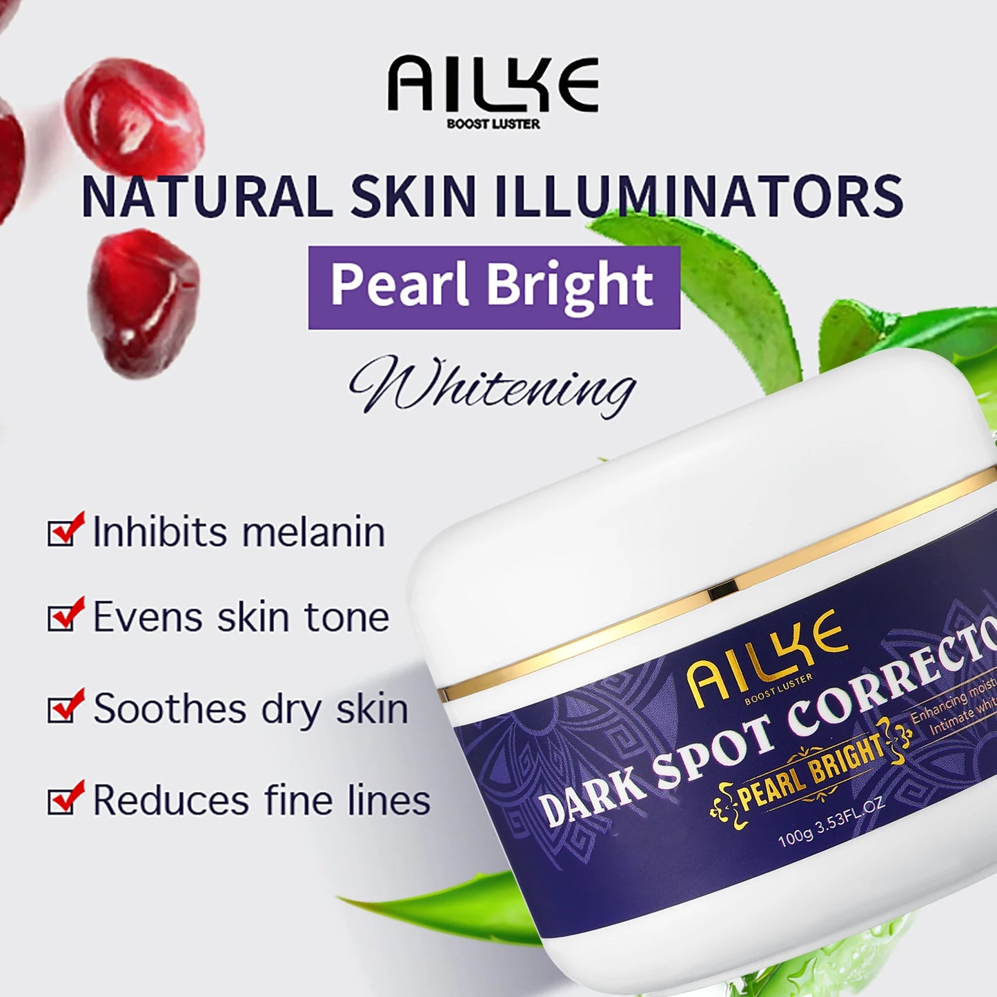 AILKE Dark Spots Remover Cream With Glutathione And Vitamin E