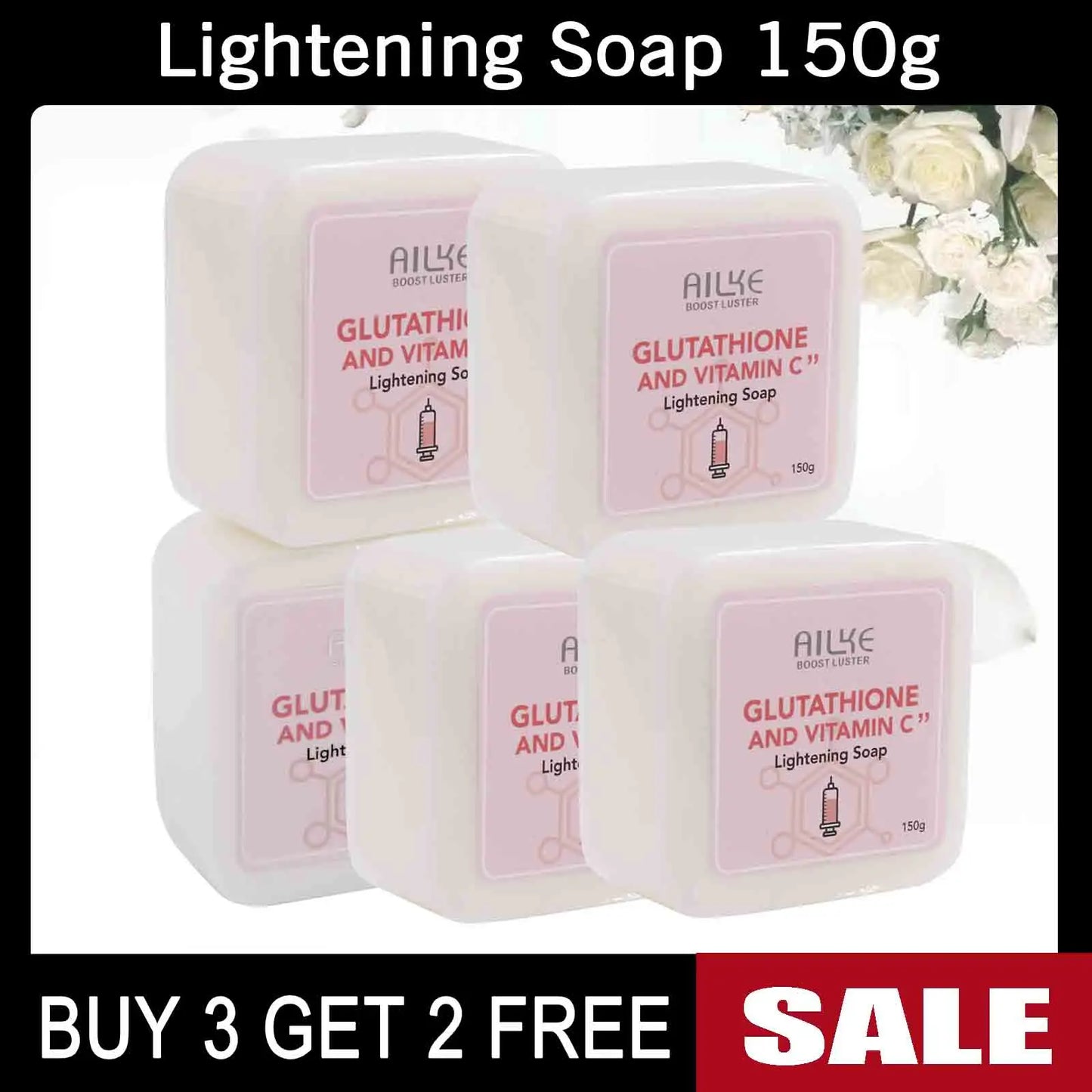 AILKE Whitening Skin Care Set With Glutathion Vitamin C