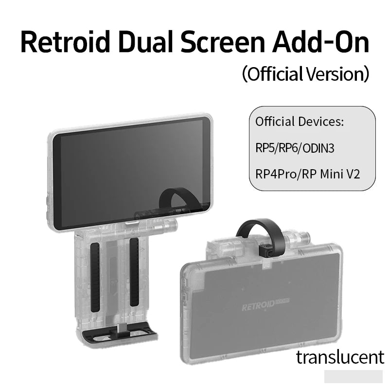 Retroid Dual Screen OLED Clip Add On For Gaming Consoles