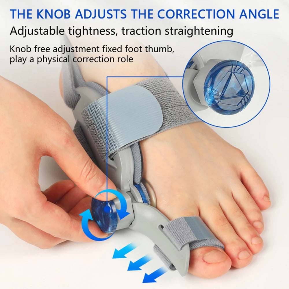 Hailicare Adjustable Bunion Corrector And Toe Separator For Hallux Valgus