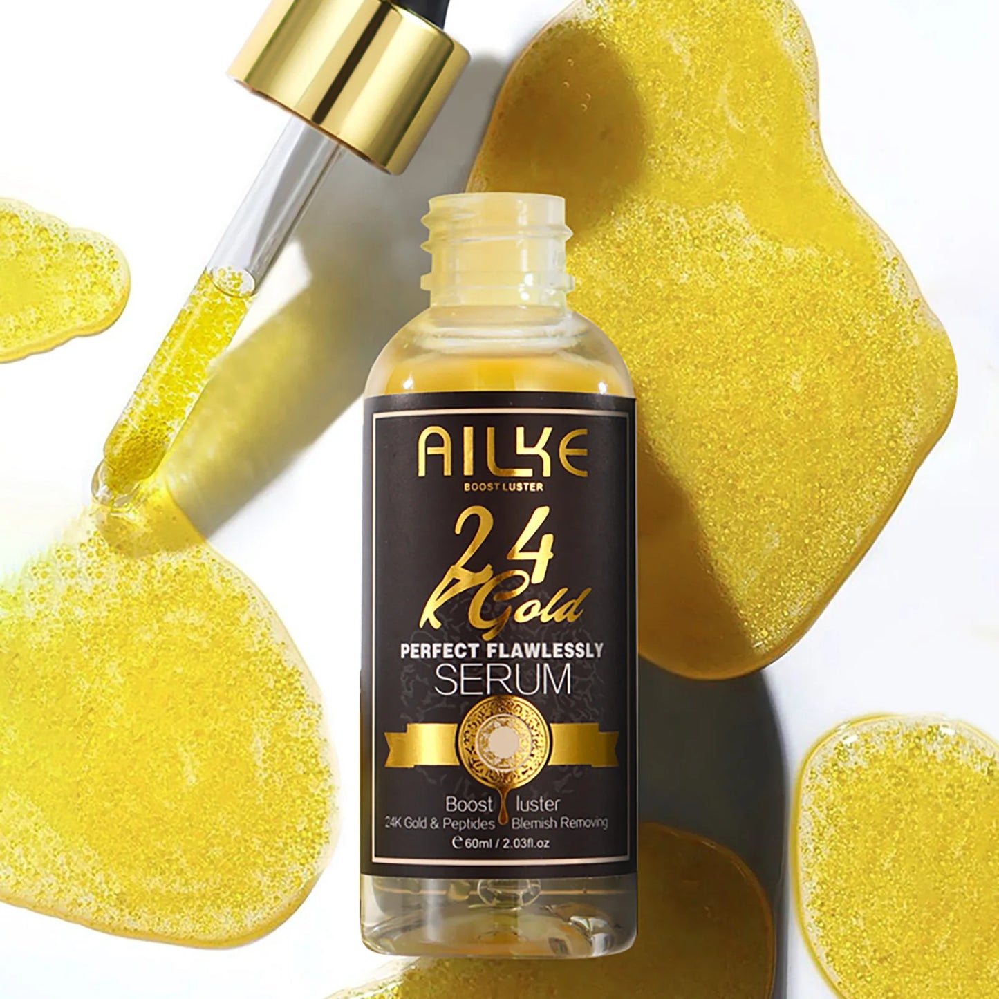 AILKE 24K Gold Flawlessly Skin Care Range Whitening Serum