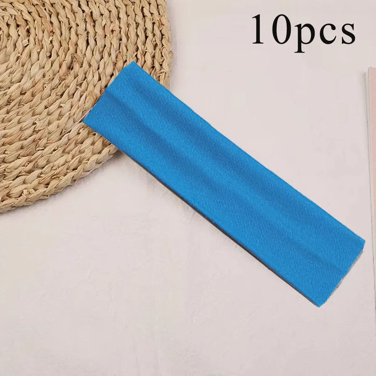 Elastic Hair Bands for Women Solid Color Set of 10 Hair Accessories