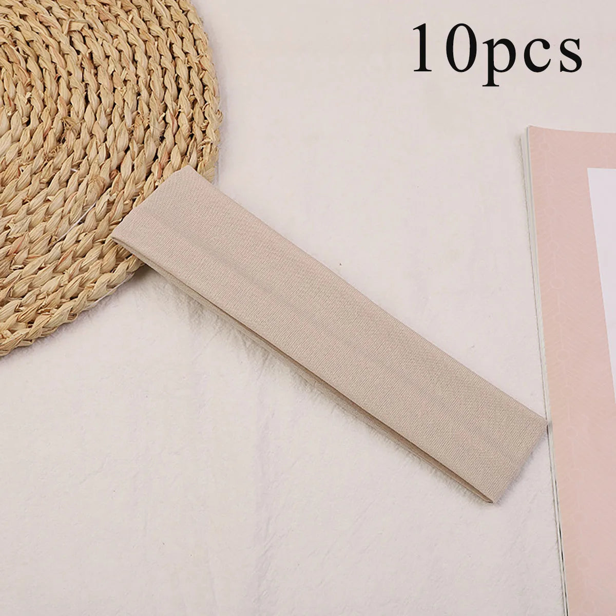 Elastic Hair Bands for Women Solid Color Set of 10 Hair Accessories