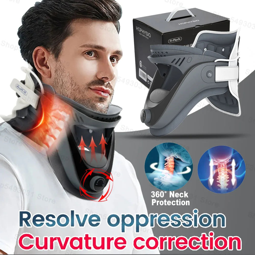 Cervical Neck Traction Device For Home Use Adjustable Neck Support