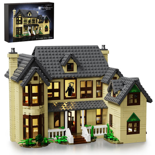 Horror House Building Set Haunted House Model For Halloween Decor