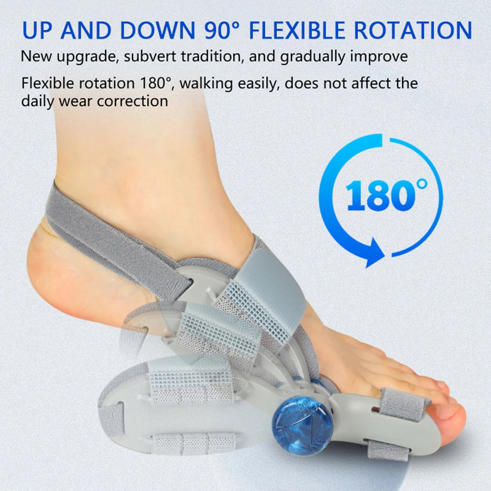 Hailicare Adjustable Bunion Corrector And Toe Separator For Hallux Valgus
