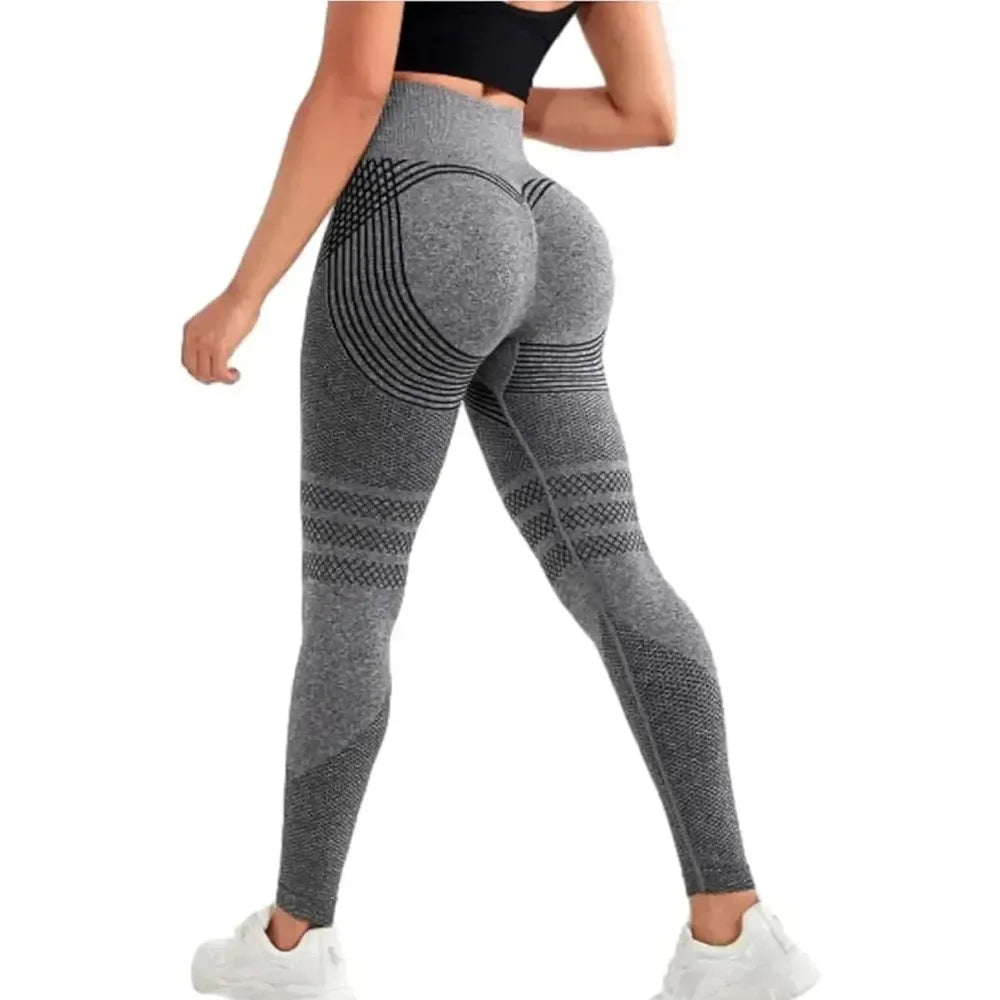 Cellulite 3D Leggings High Waisted Butt Lift Tummy Control For Gym