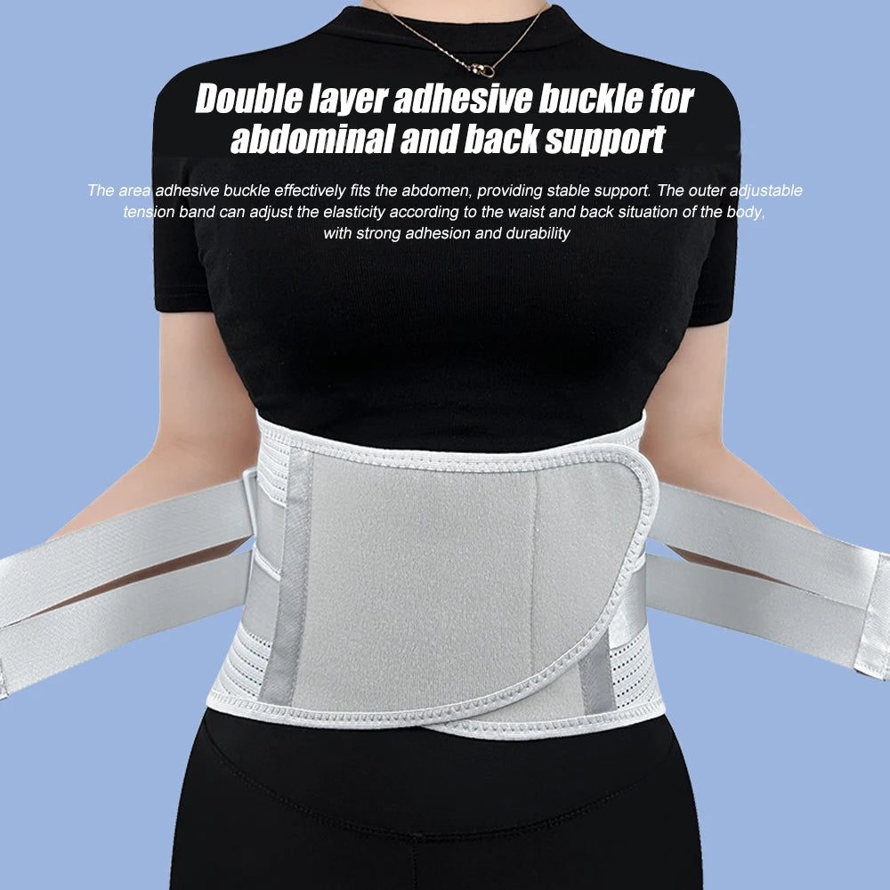 Back Brace for Lower Back Pain Relief, Lumbar Support Belt with Lumbar Pad, Ergonomic Design for Herniated Disc, Sciatica