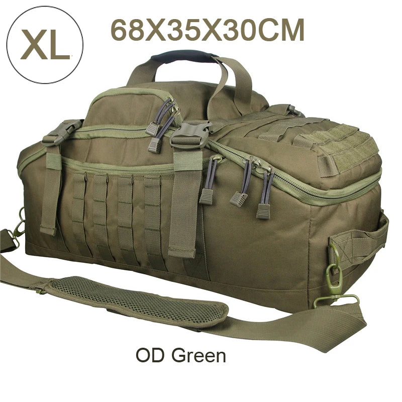 QCN Molle Tactical Travel Bag For Camping Hiking Gym