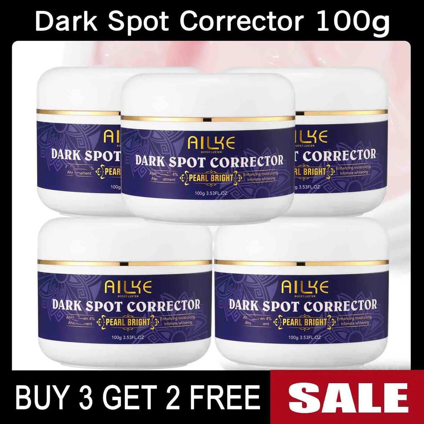 AILKE Dark Spots Remover Cream With Glutathione And Vitamin E