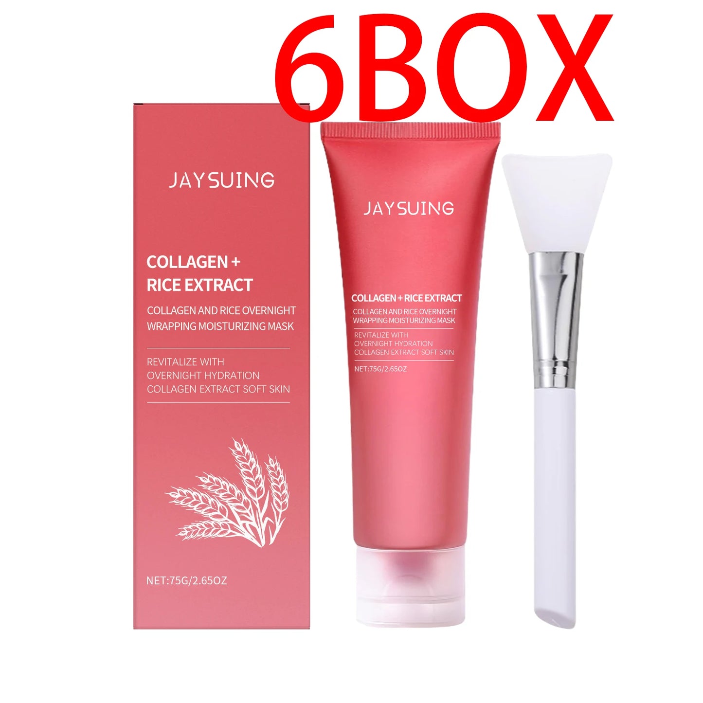 Jaysuing Rice Moisturizing Peel Off Mask Hydrating Anti Wrinkle Brightening