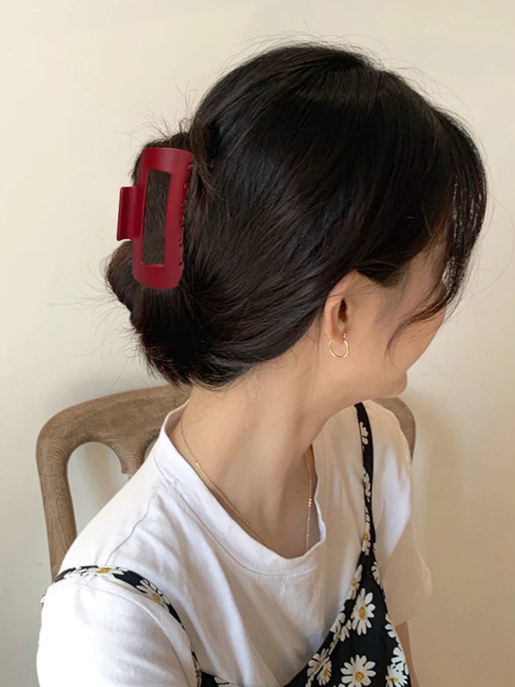 Silicone Soft Claw Clip Nonslip Hair Clip Trendy Women Accessories