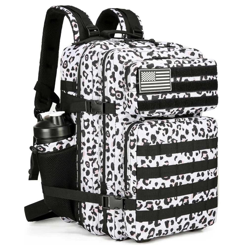 50L Men Tactical Assault Backpack Large Capacity Waterproof Outdoor Sports Travel Multi-Functional Rucksack