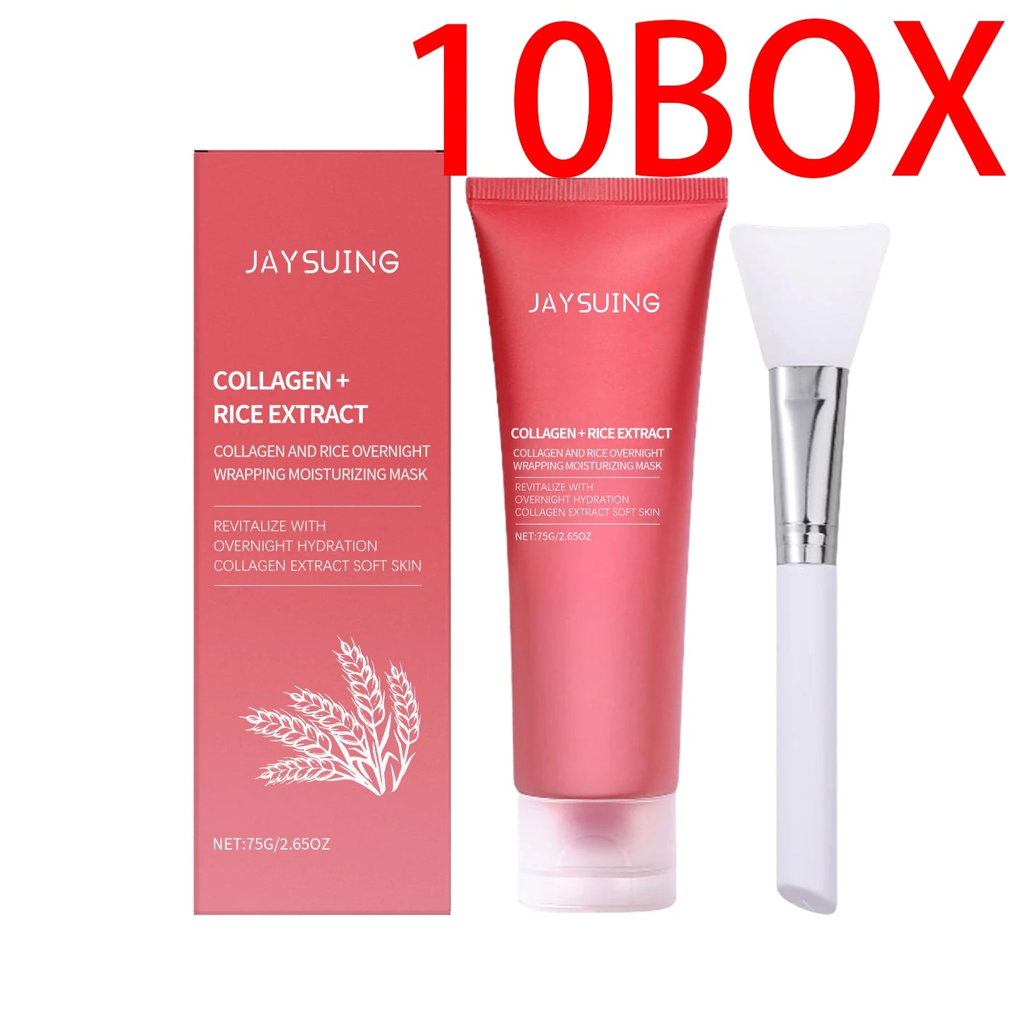 Jaysuing Rice Moisturizing Peel Off Mask Hydrating Anti Wrinkle Brightening