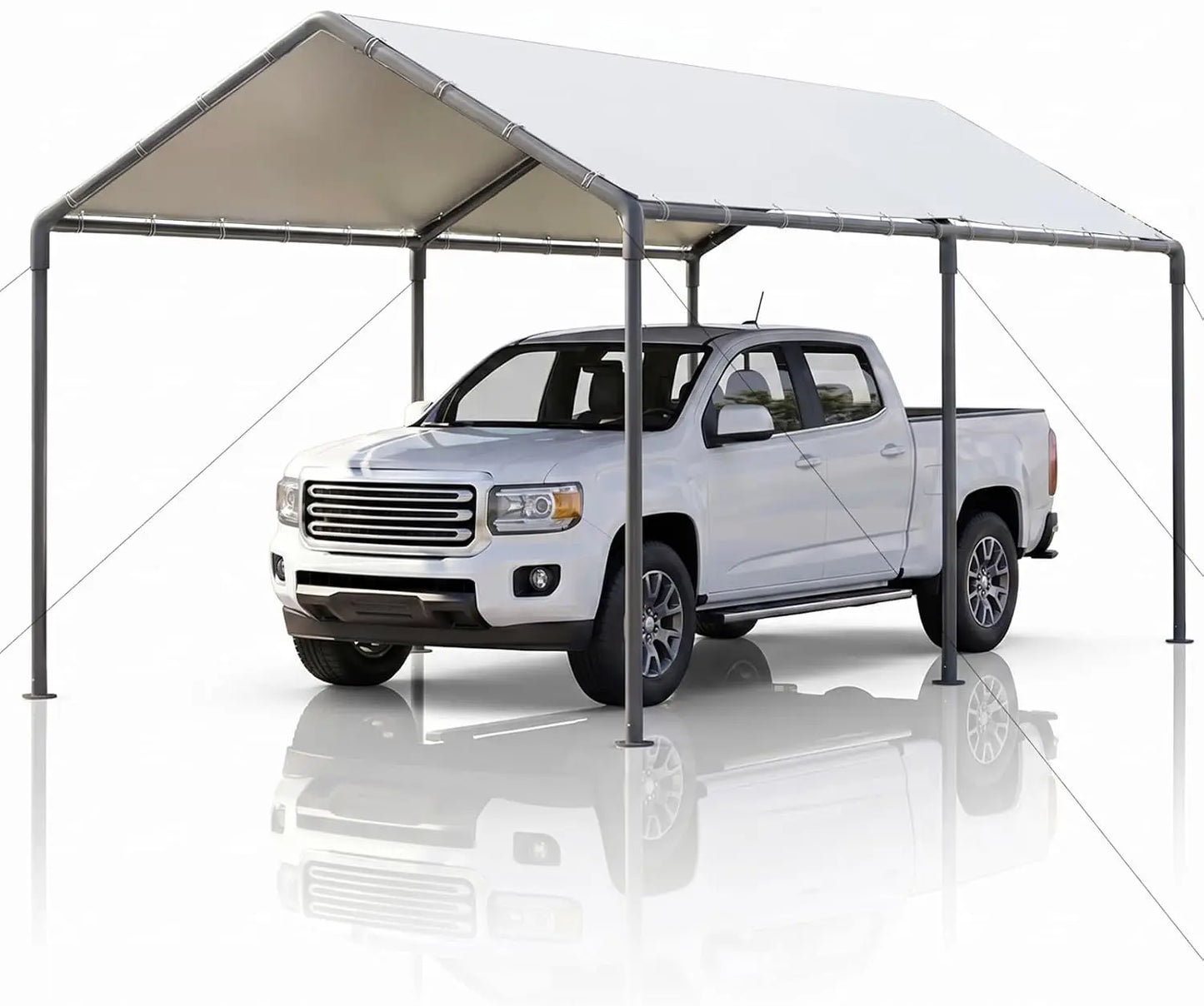 Heavy Duty Galvanized Carport Canopy Shelter For Outdoor Use