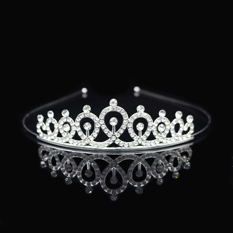 Crystal Princess Tiara Headband Bridal Wedding Party Hair Accessory