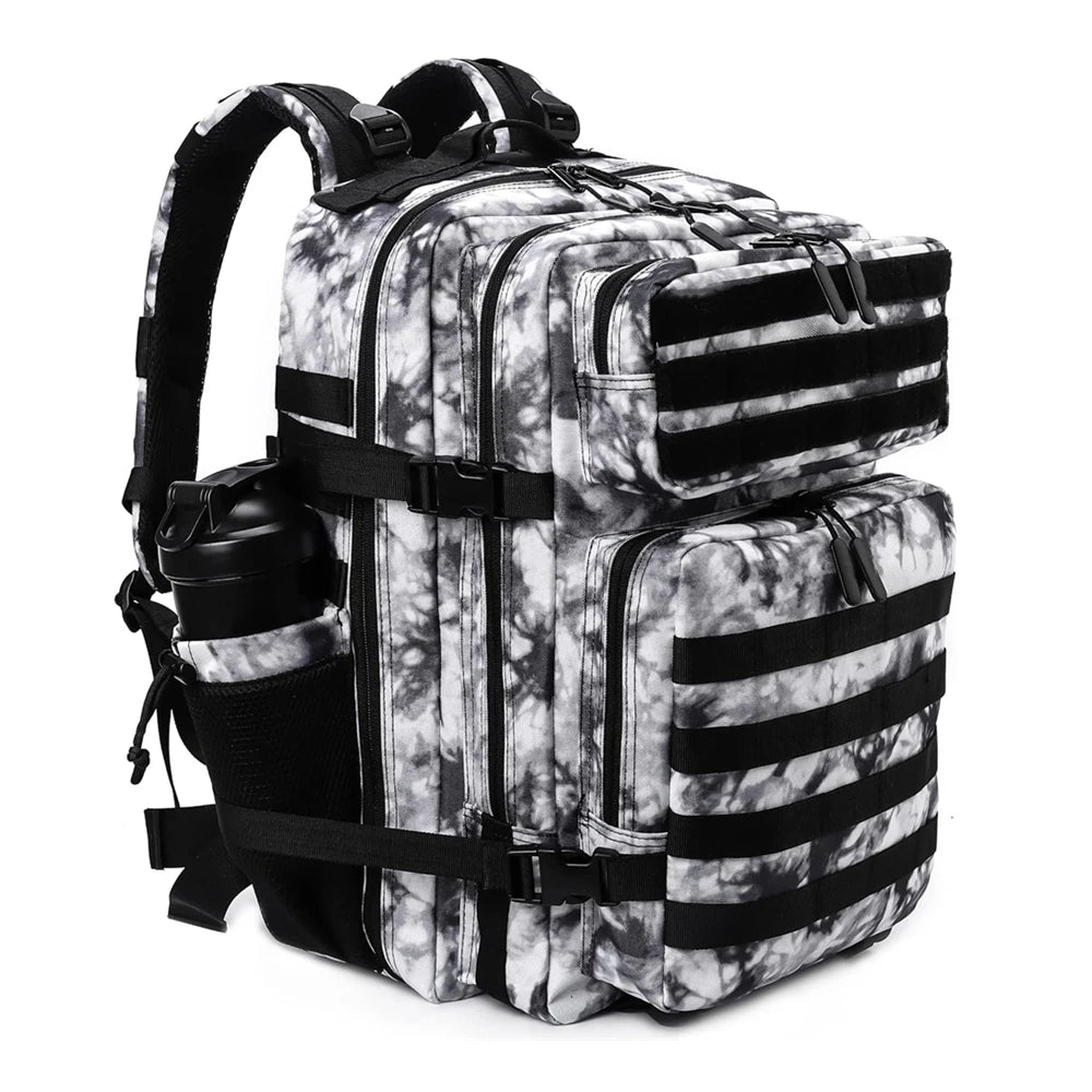 50L Men Tactical Assault Backpack Large Capacity Waterproof Outdoor Sports Travel Multi-Functional Rucksack