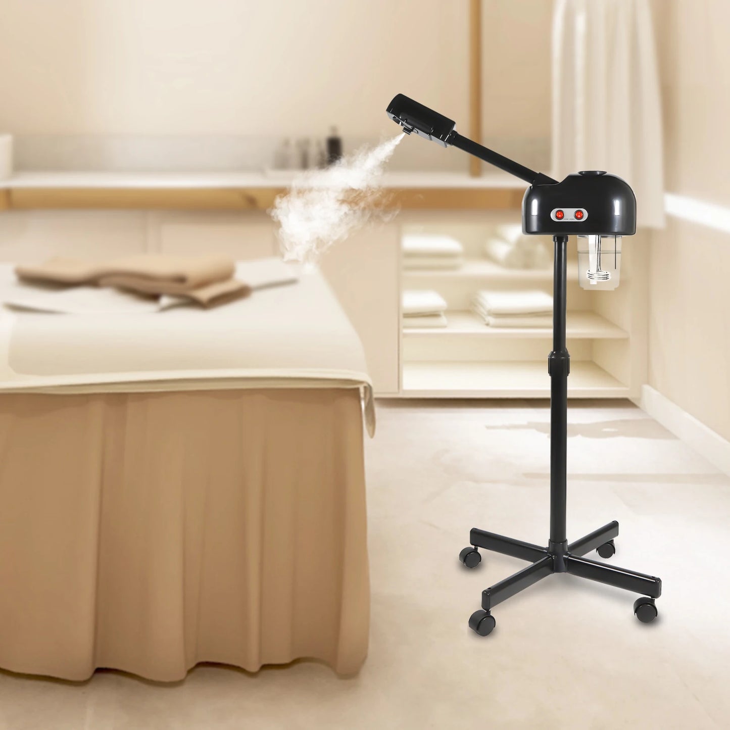 750ML Professional Facial Steamer, 800W Adjustable Skin Care Equipment, Steamer for Salon Beauty and Spa Shop