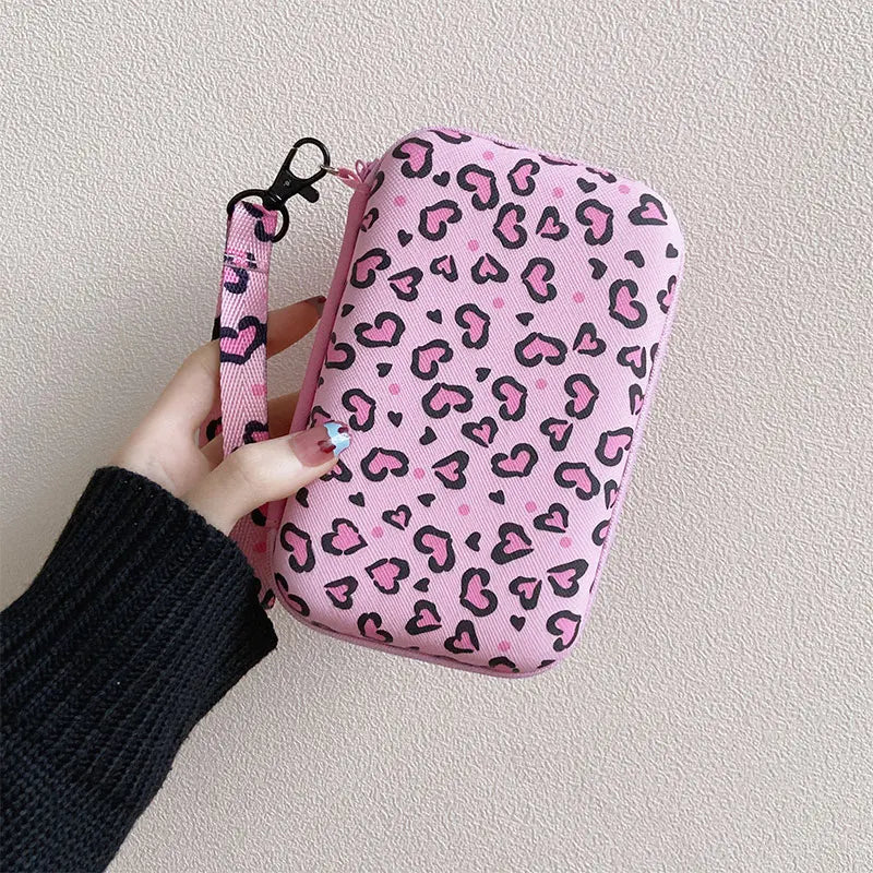 Lanyards Storage Bag Case For R36S R36H RG35XX H R36 Ultra K36 Video Game Console Handbag Pouch Protective Cover Box Accessories