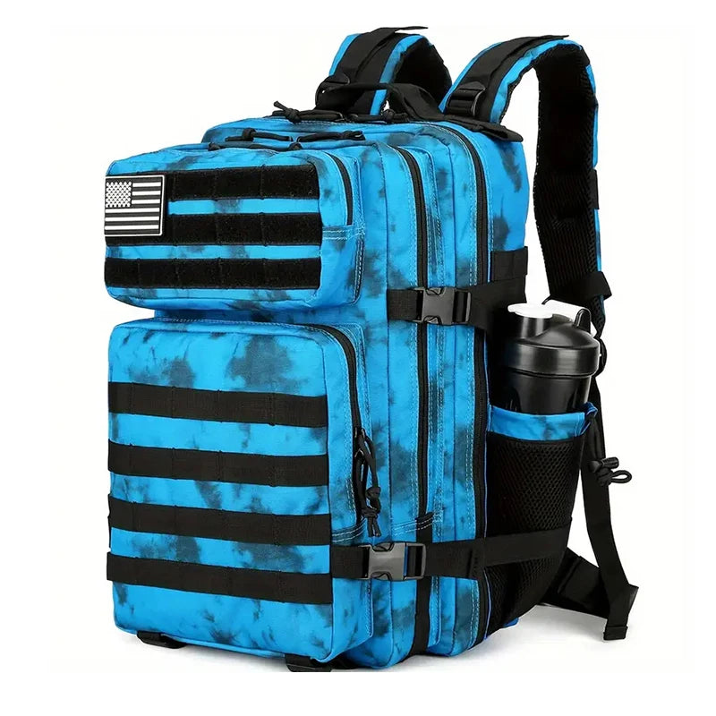 50L Men Tactical Assault Backpack Large Capacity Waterproof Outdoor Sports Travel Multi-Functional Rucksack