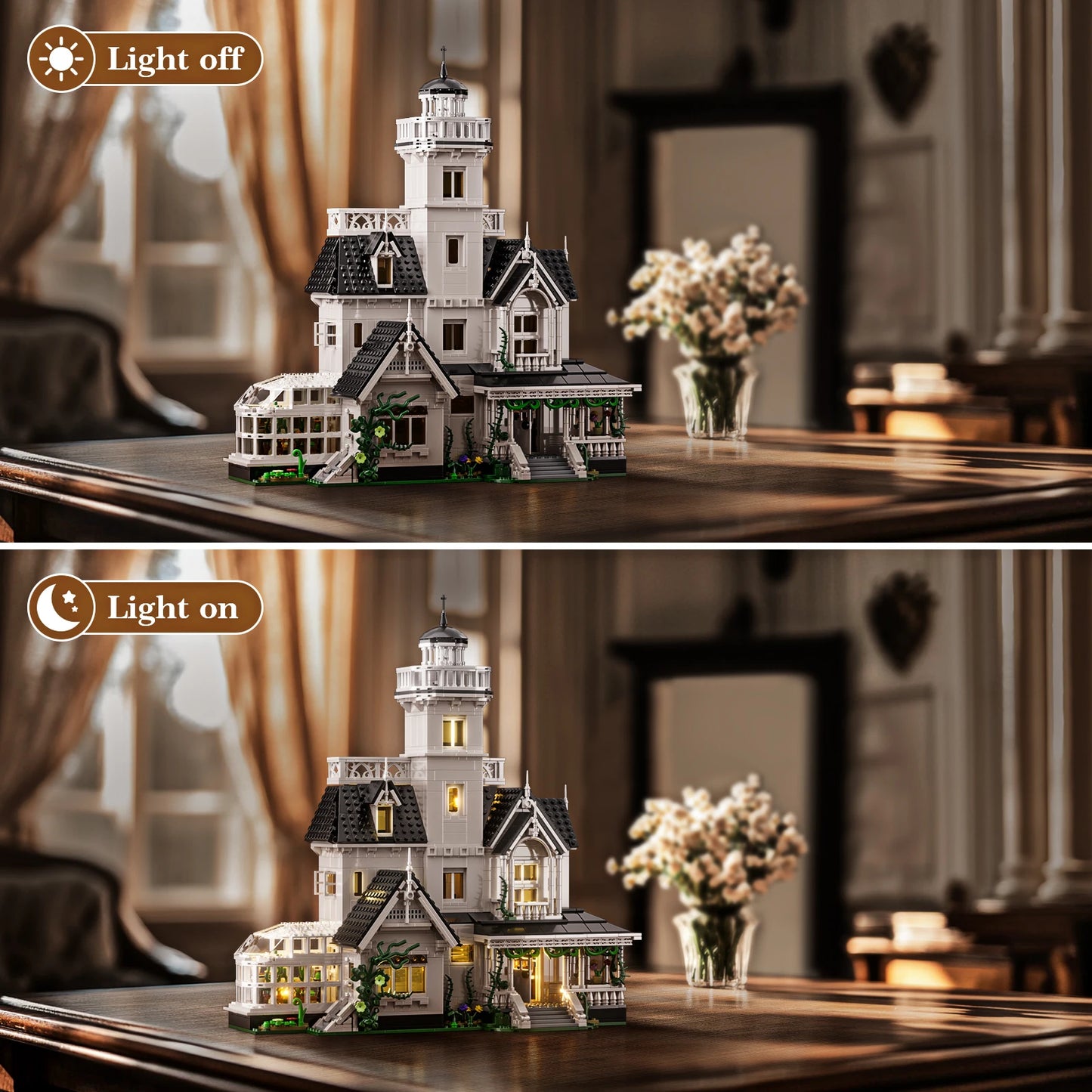 Magic House Building Set With LED Light Owens House Blocks